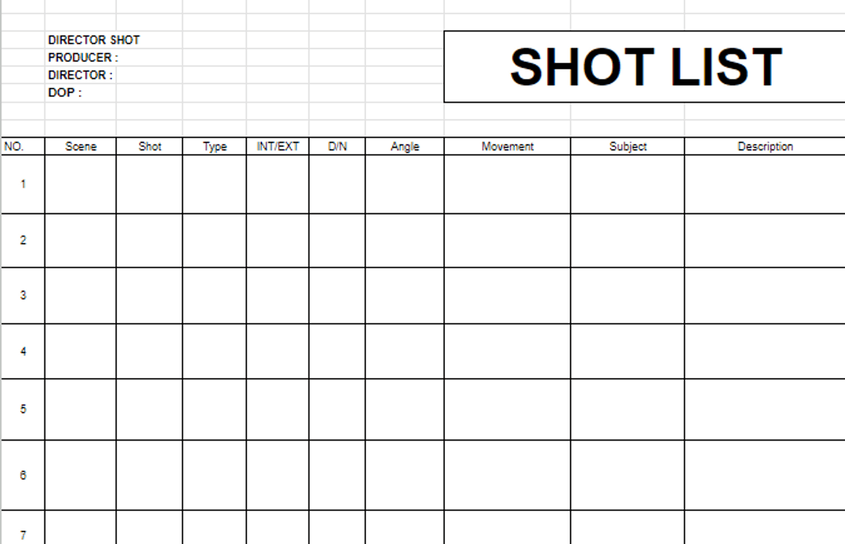Shot Template