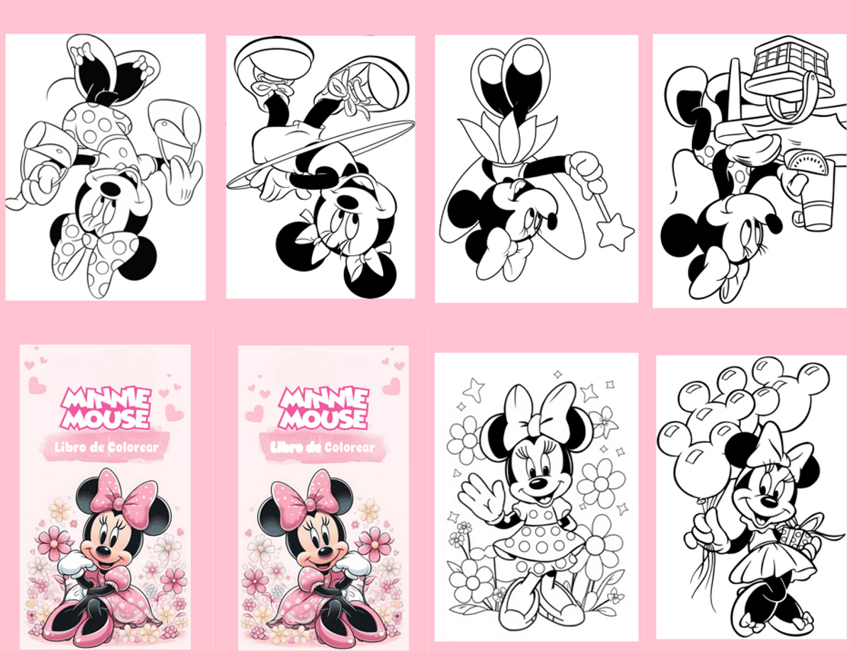 Coloring Books Imprimibles🌟 12 archivos Formato PDF