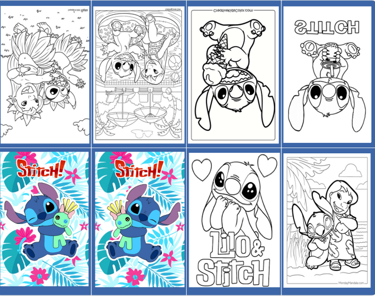 Coloring Books Imprimibles🌟 12 archivos Formato PDF