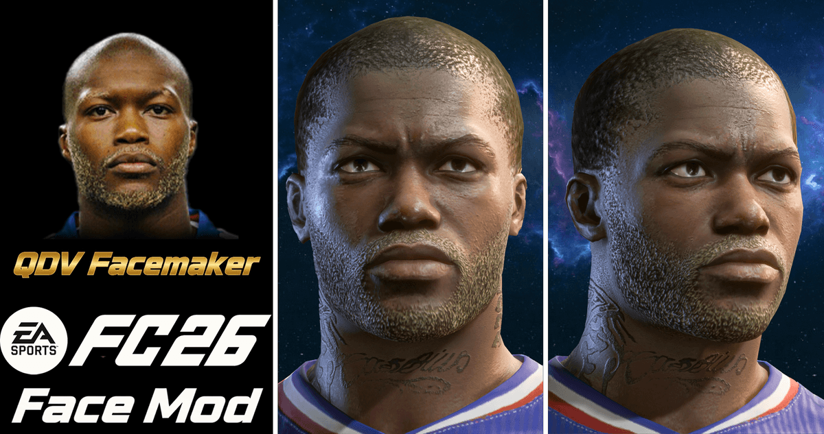 [CLASSIC] Djibril Cissé Face Mod - [FC 24/25/26][FIFA 23]