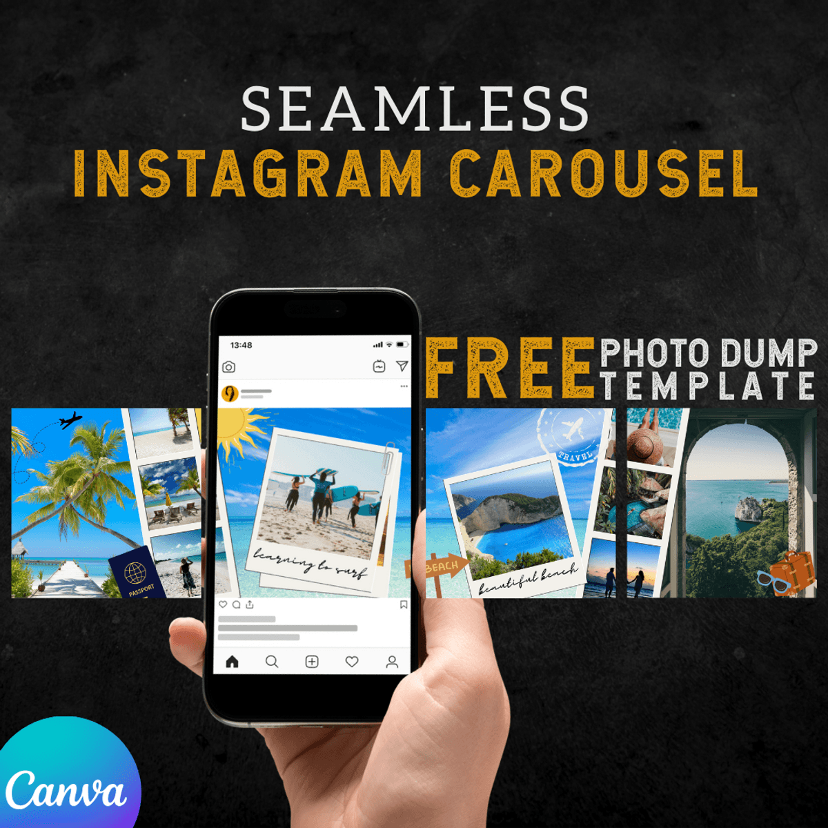 Seamless Instagram Photo Dump Carousel - Buymeacoffee