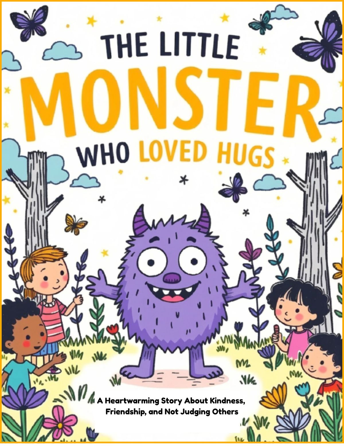 The Little Monster Who Loved Hugs – A Heartwarming Kids Story (PDF)