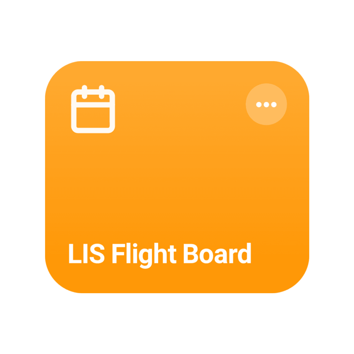 LIS Flight Board (webpage)