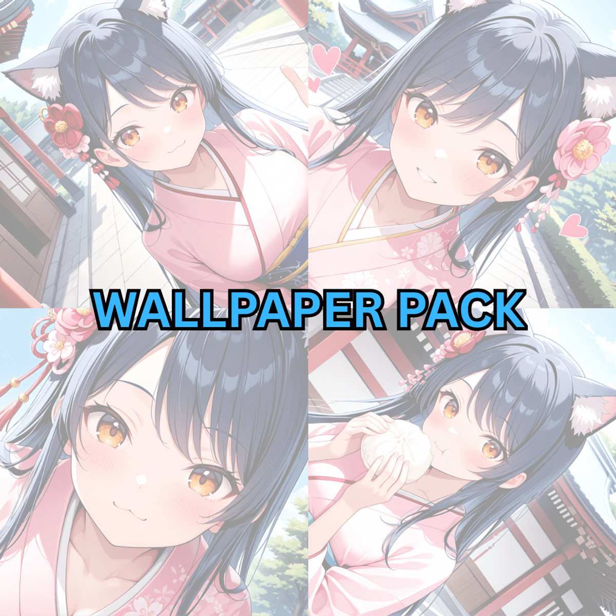 Wallpaper Pack of All Images Used in - New Year's at the Temple