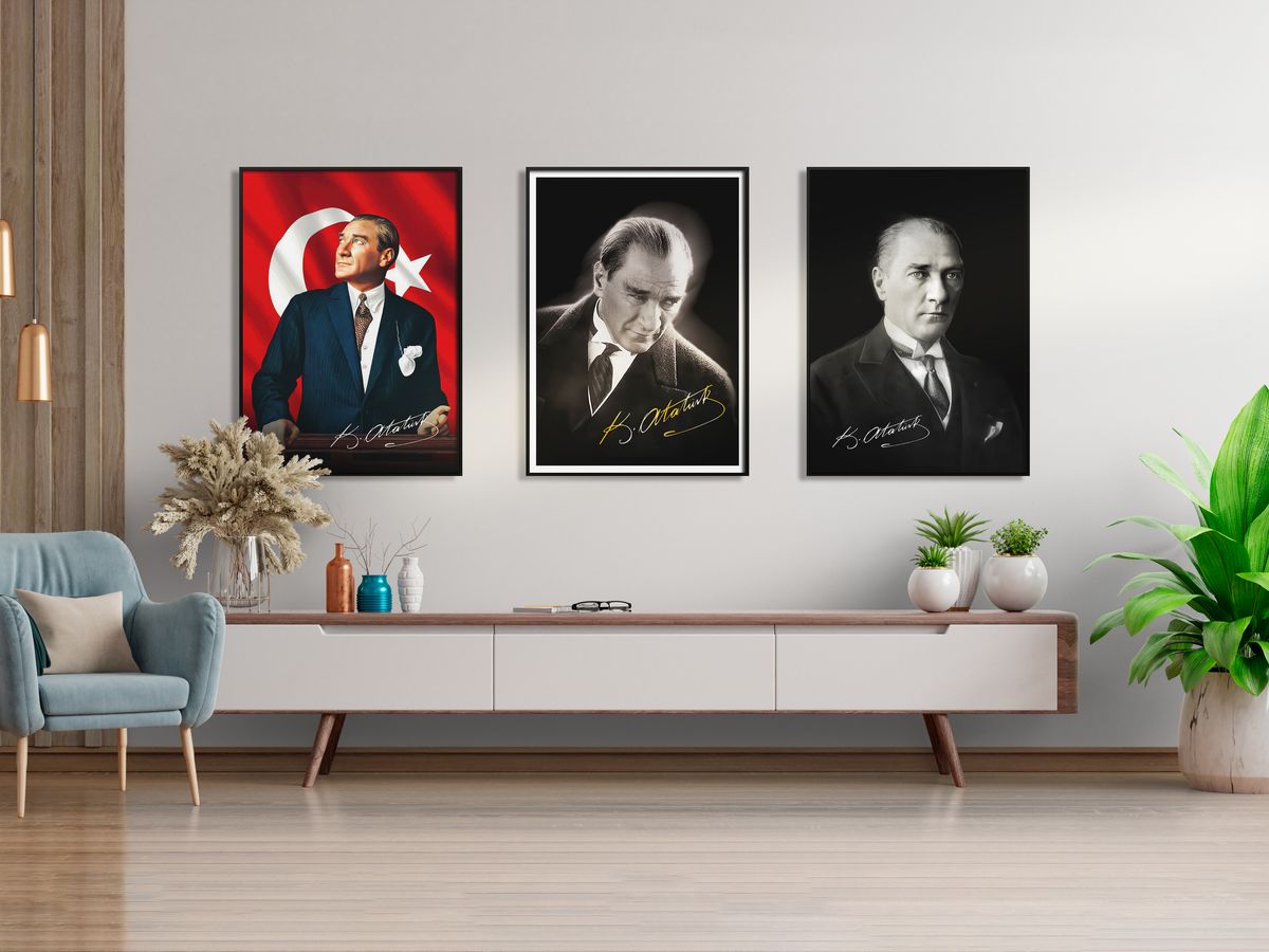 Atatürk Posters — Digital Download Poster Bundle of 140 Retro Photo Prints | Vintage Turkish Leader Wall Art for Home, Office or Classroom