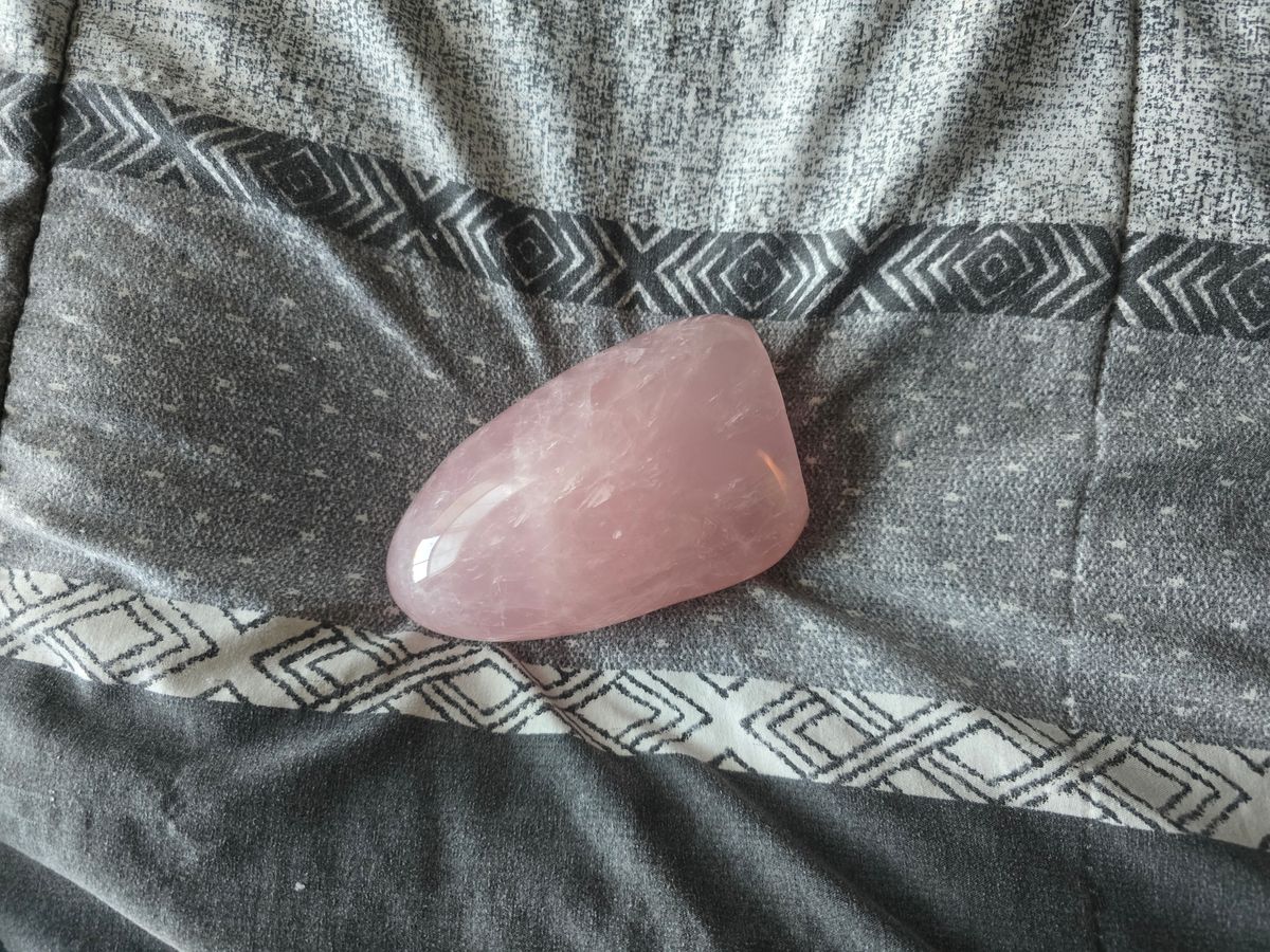 Three Pound Rose Quartz Altar Crystal - Reiki-Attuned and Reiki-Infused