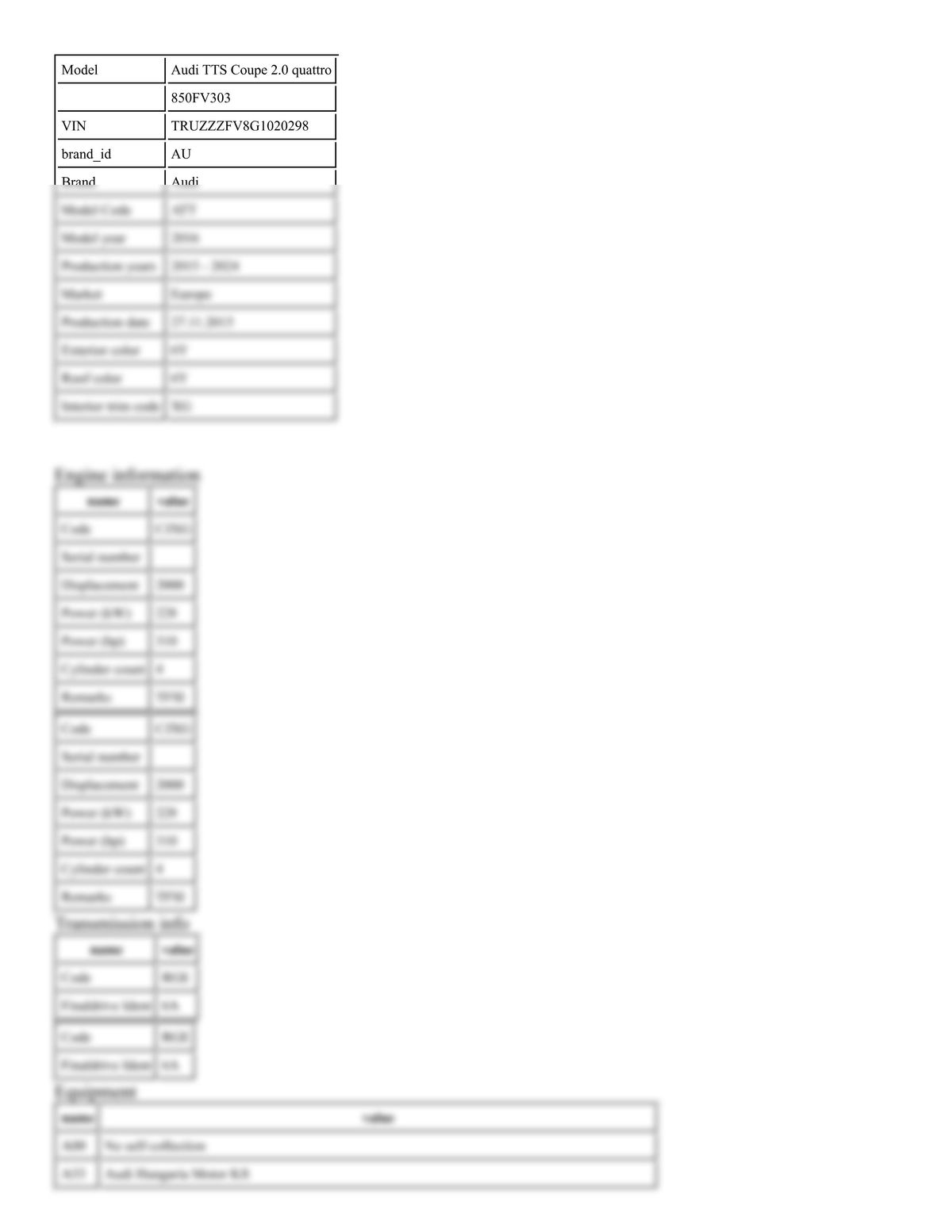 Build Sheet VIN TRUZZZFV8G1020298