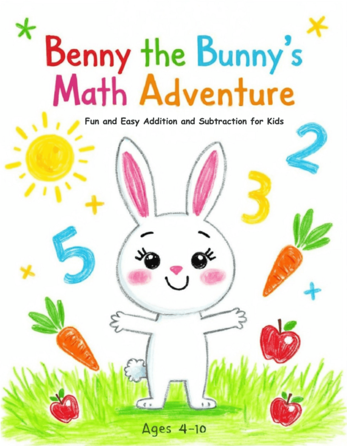 Benny the Bunny’s Math Adventure – Fun Addition and Subtraction Storybook for Kids Ages 4–10 | Printable Digital Book