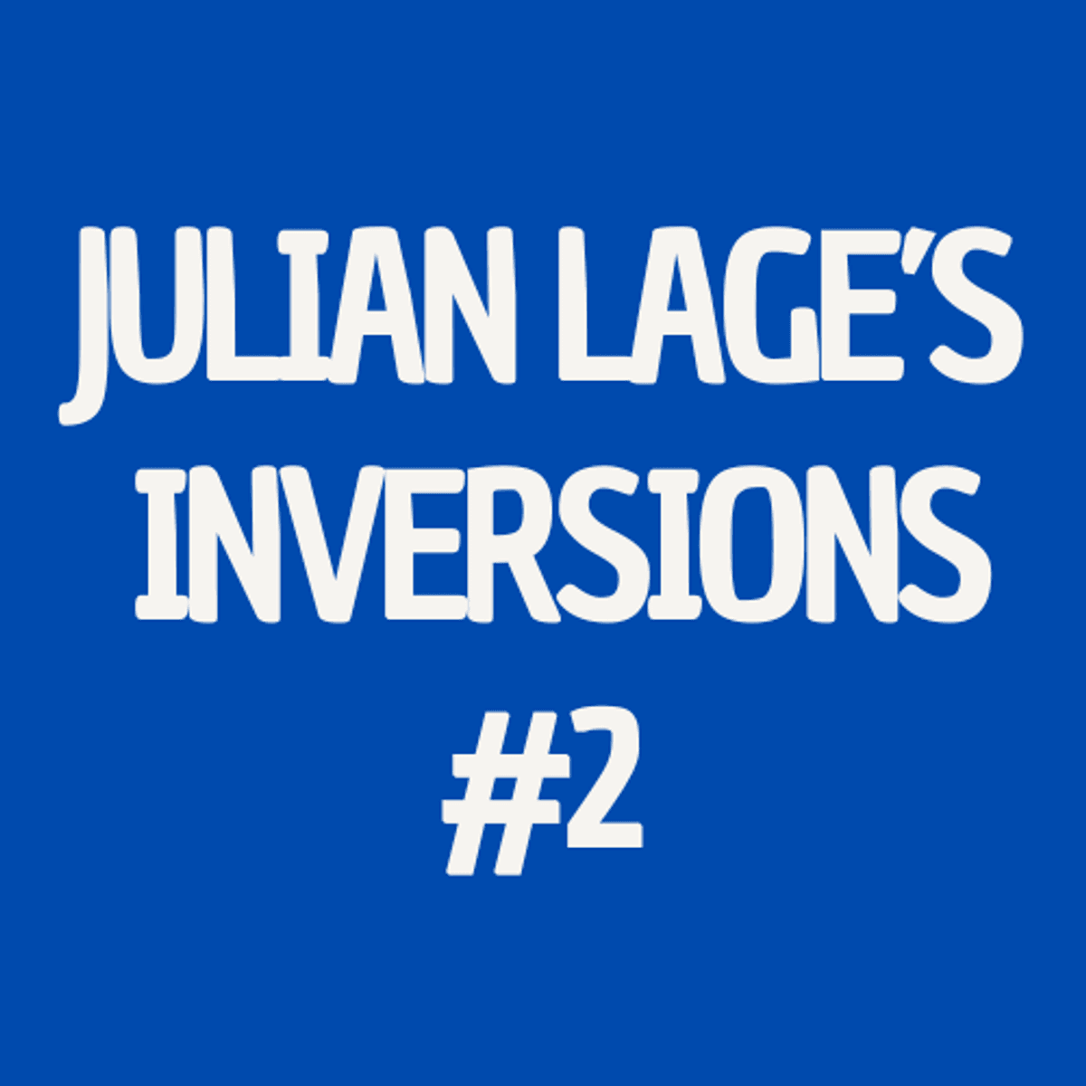 Julian Lage's Inversions #2