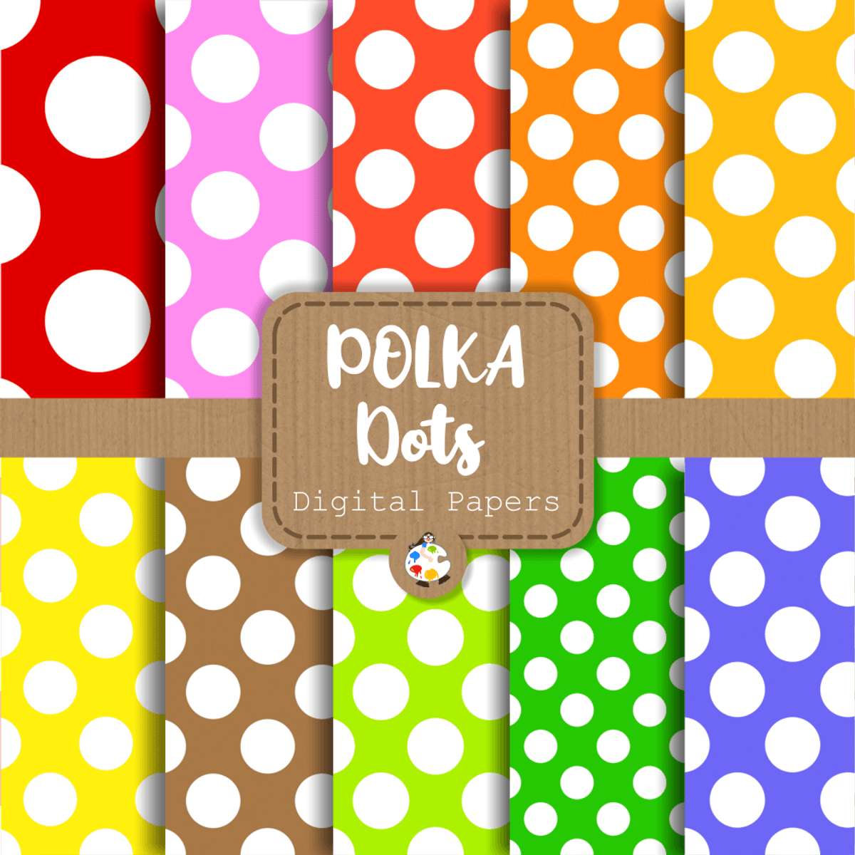 Polka Dot Pattern Papers