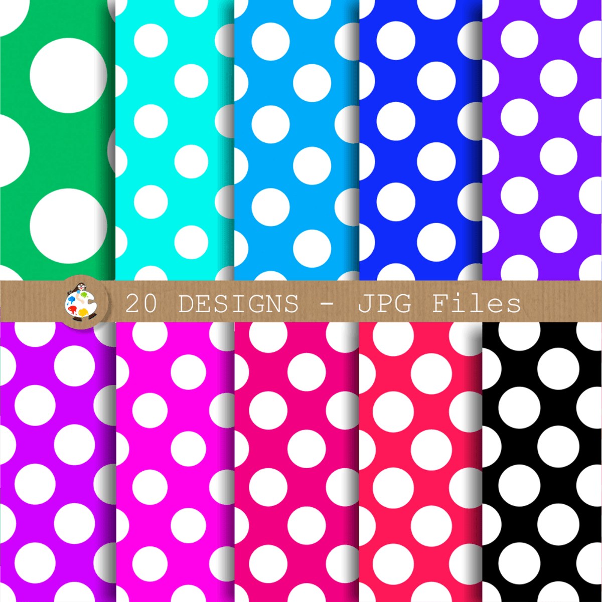 Polka Dot Pattern Papers