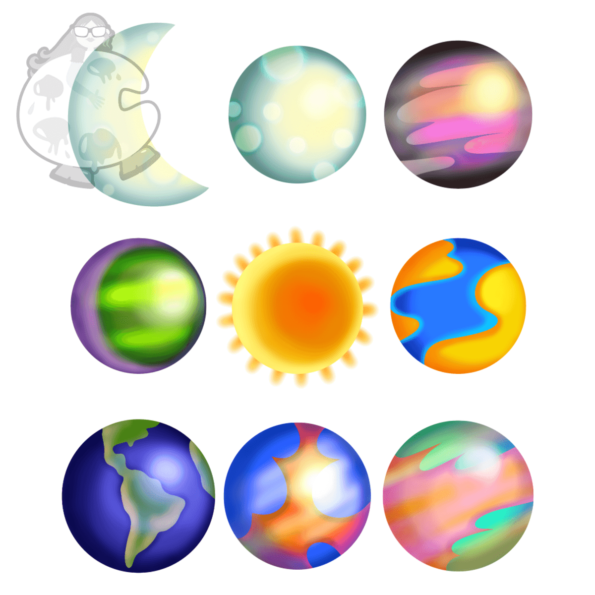 Cute Planets