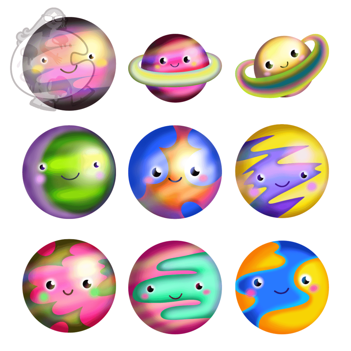 Cute Planets