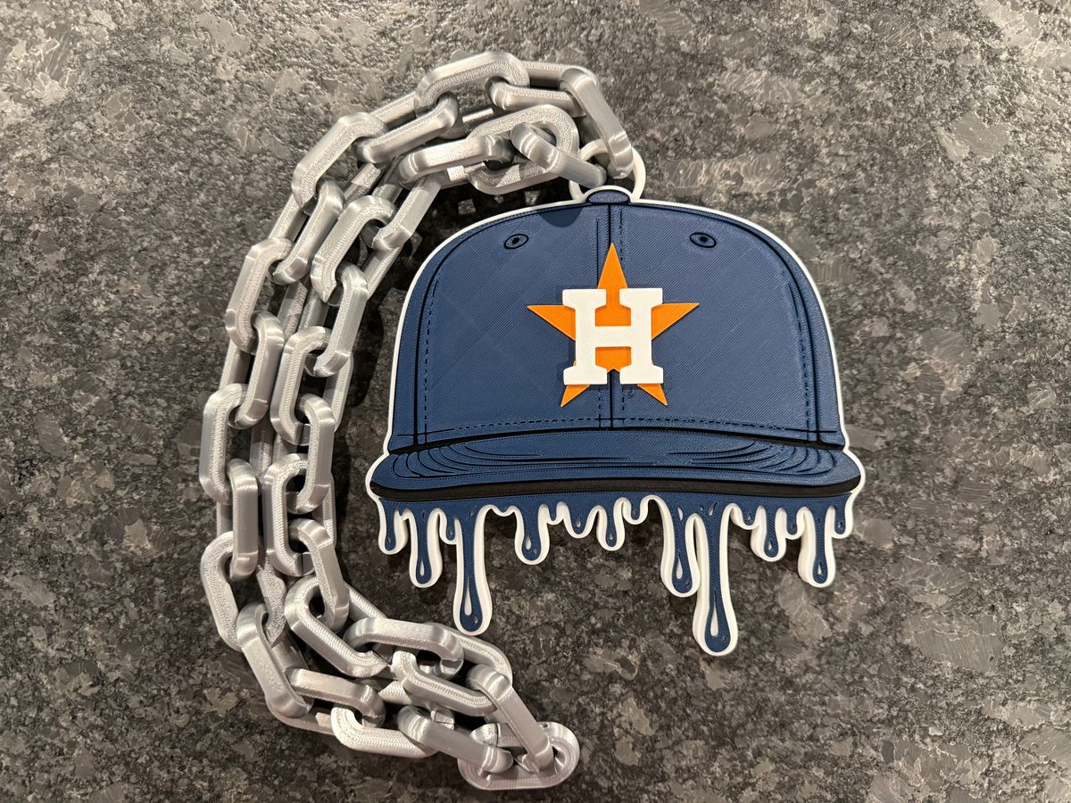 Houston Astros Drip Baseball Cap Hype Chain
