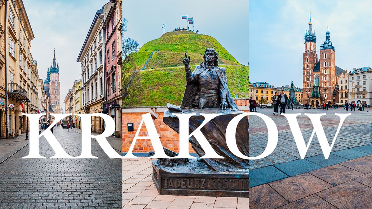 Krakow trip map