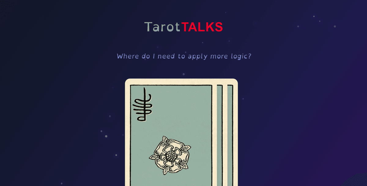 TarotTALKS.app reading with me! #helpsendmetoTED2026