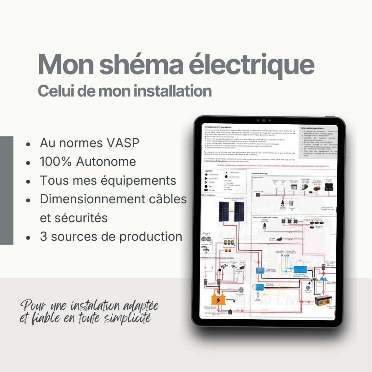 Mon schéma électrique (Prix libre)