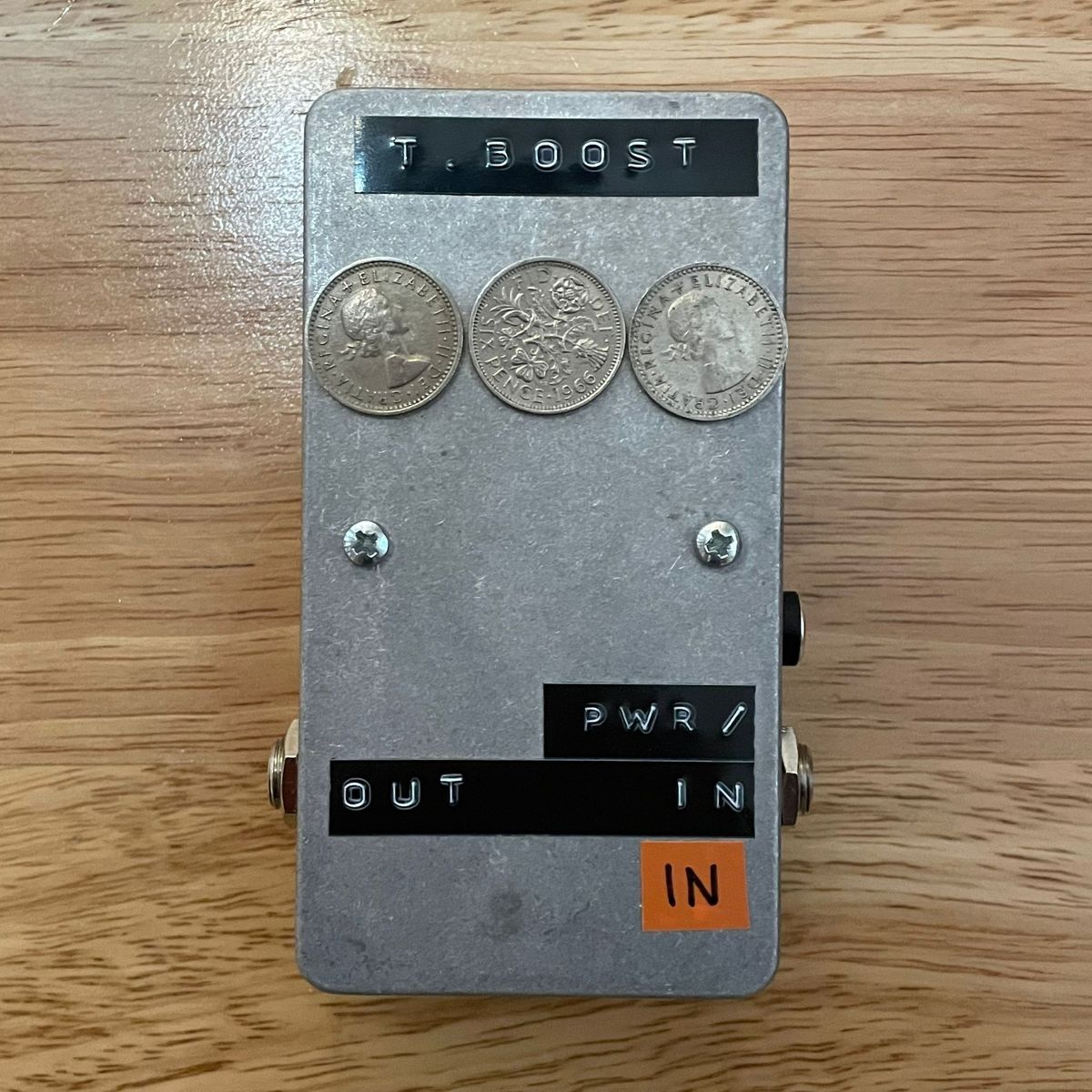 'Orange Label' Replica Treble Booster - British Treble Booster