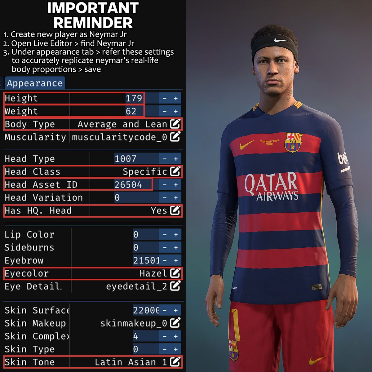 [FC26] Neymar Jr VS River Plate FIFA CWC 2015 + FC Barcelona Kits 2016 ...
