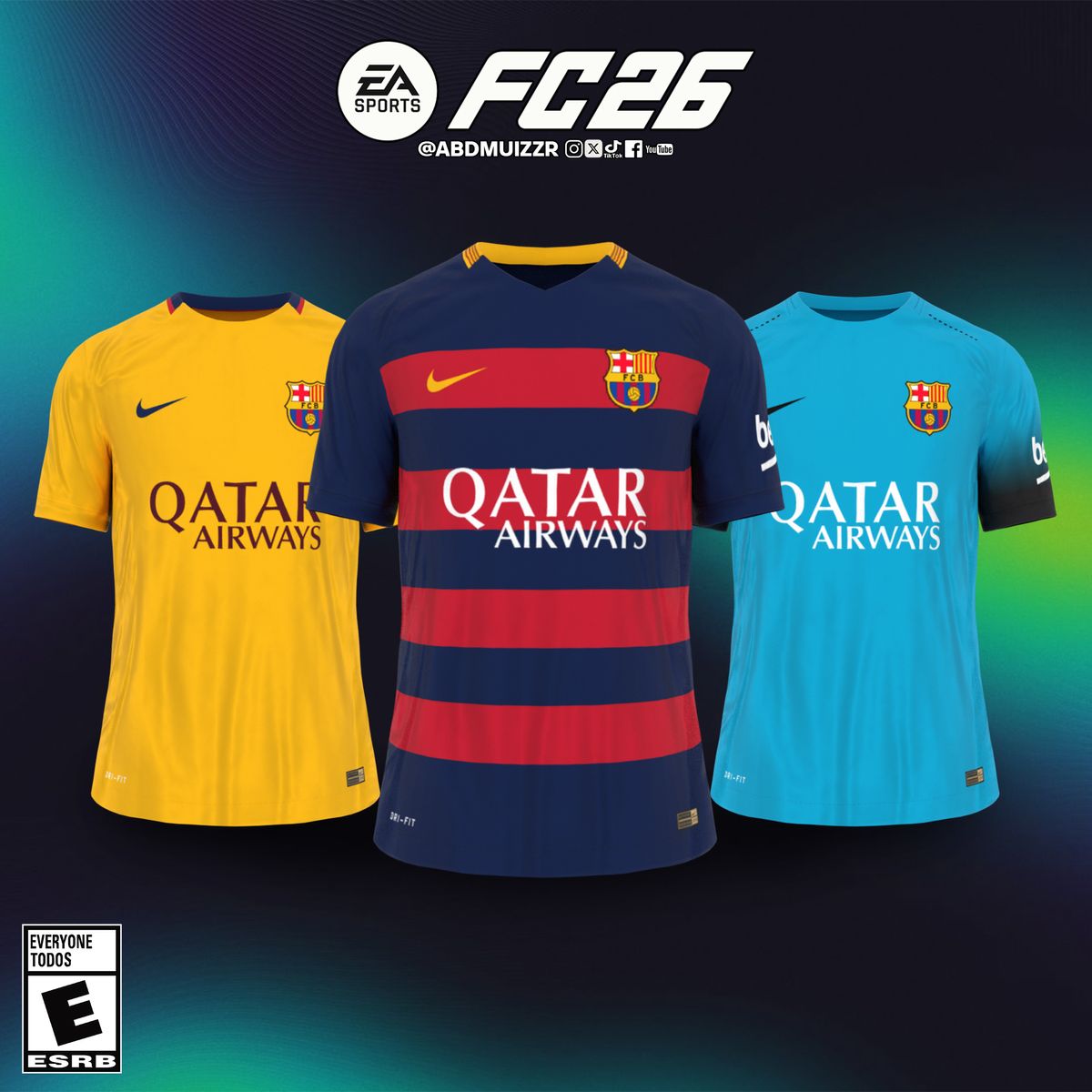 [FC26] Neymar Jr VS River Plate FIFA CWC 2015 + FC Barcelona Kits 2016 ...