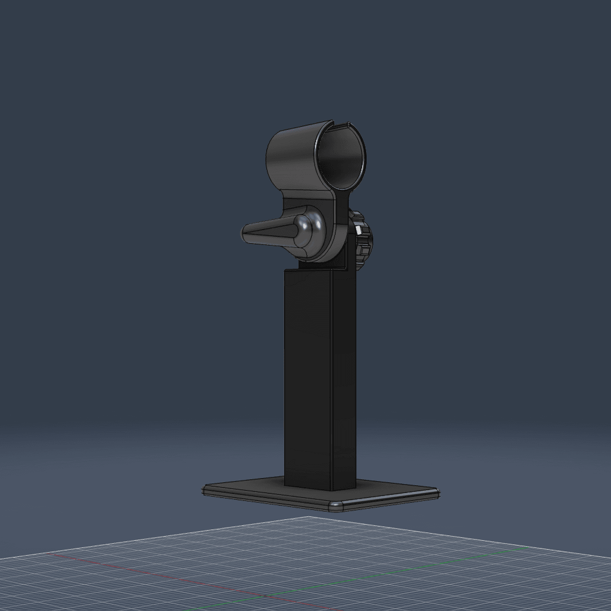 Minimalistyczny statyw mikrofonowy (Projekt Mic-Stand 180)