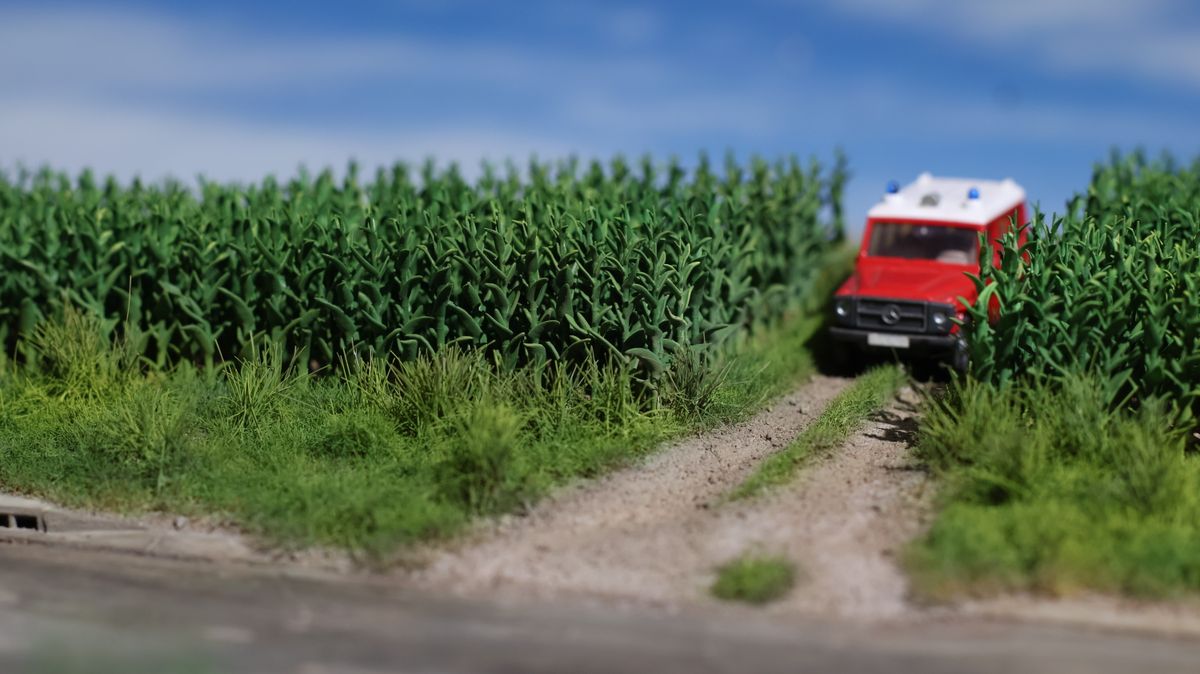 V1 Corn Row Strips - 3D Printable Farm Crops
