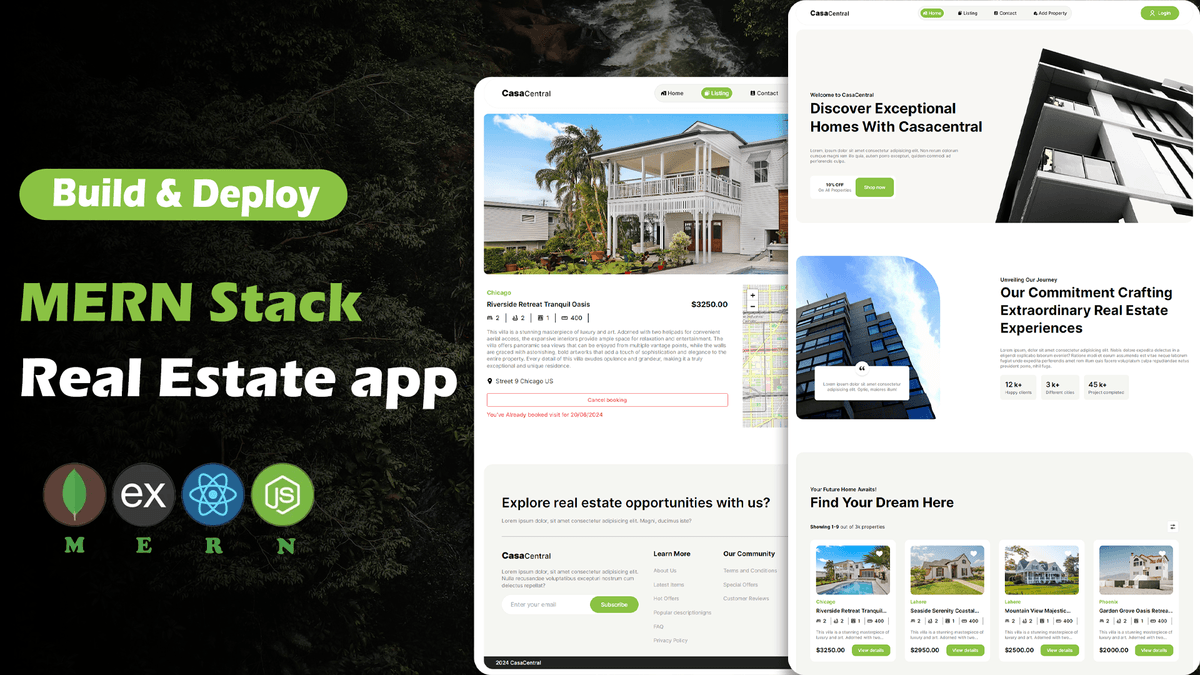 CasaCentral Real Estate website [Source Code]