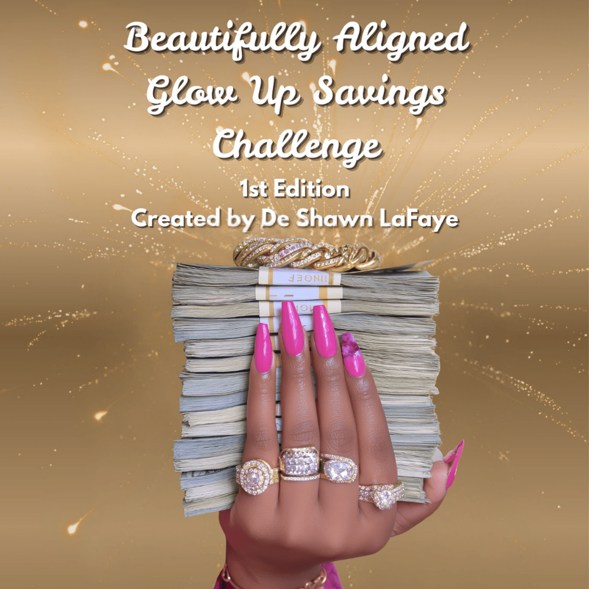 Beautifully Aligned: Glow Up Savings Challenge (1st Edition) 6 Luxury Savings Challenges for Grown‑Woman Glow Ups