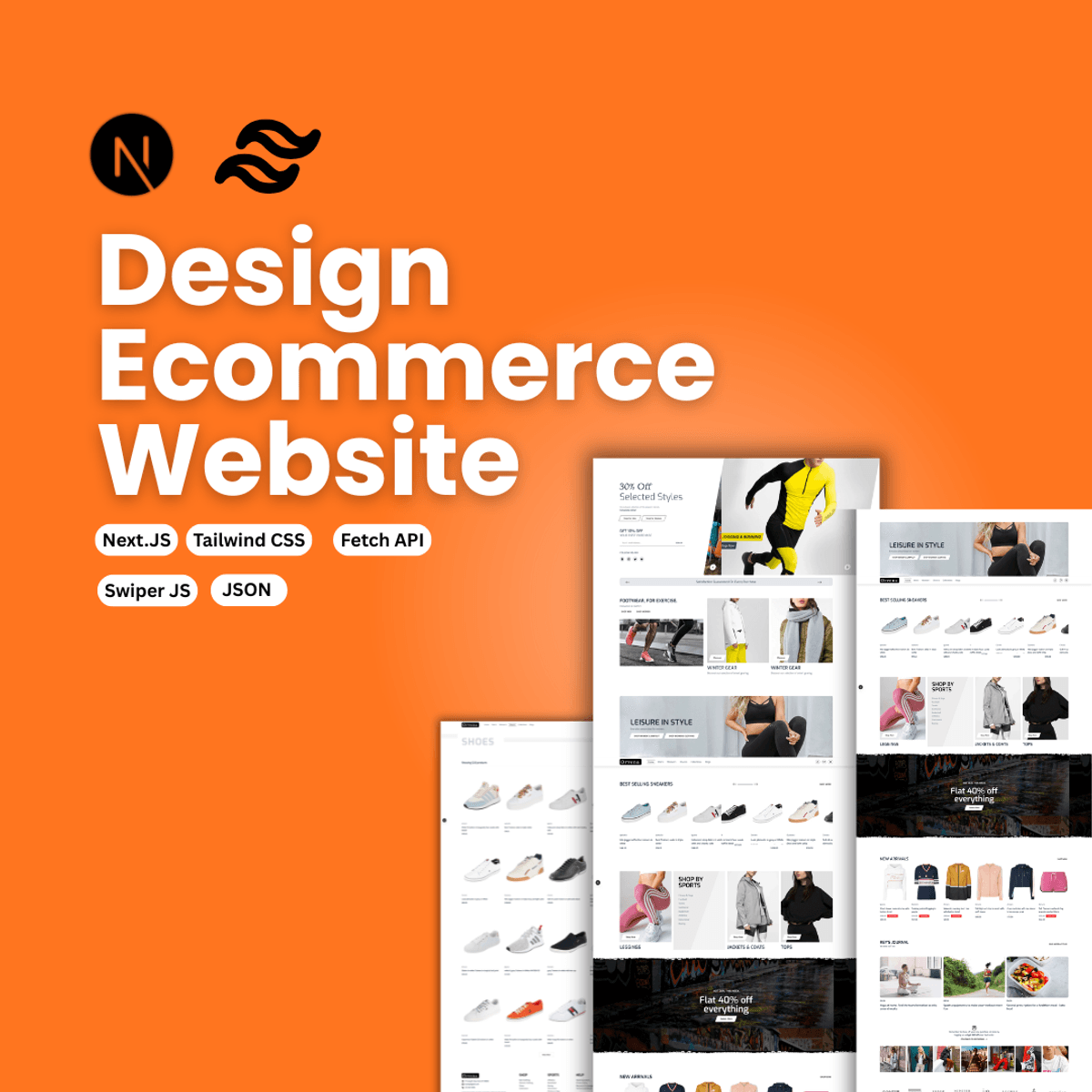 Responsive Ecommerce Website Built with Next.JS & Tailwind CSS