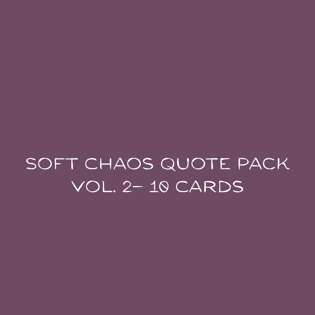 Soft Chaos Bundle Pack