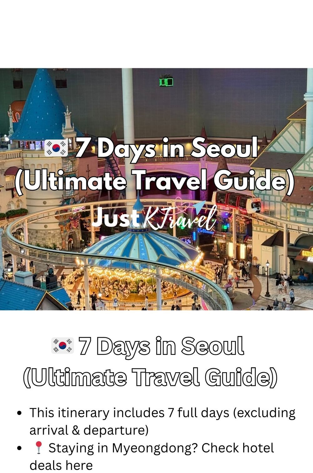 🇰🇷 7 Days in Seoul  (Ultimate Travel Guide)