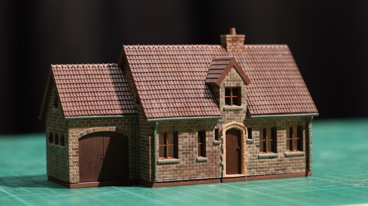 Wijnberg House_001 - 3D Printable HO Scale House