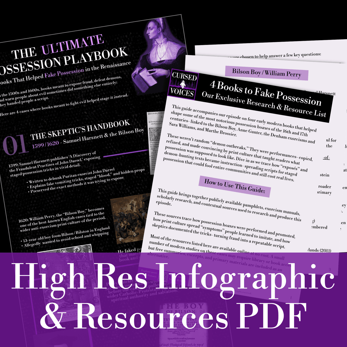 4 Books to Fake Possession - Infographic & Episode Resources