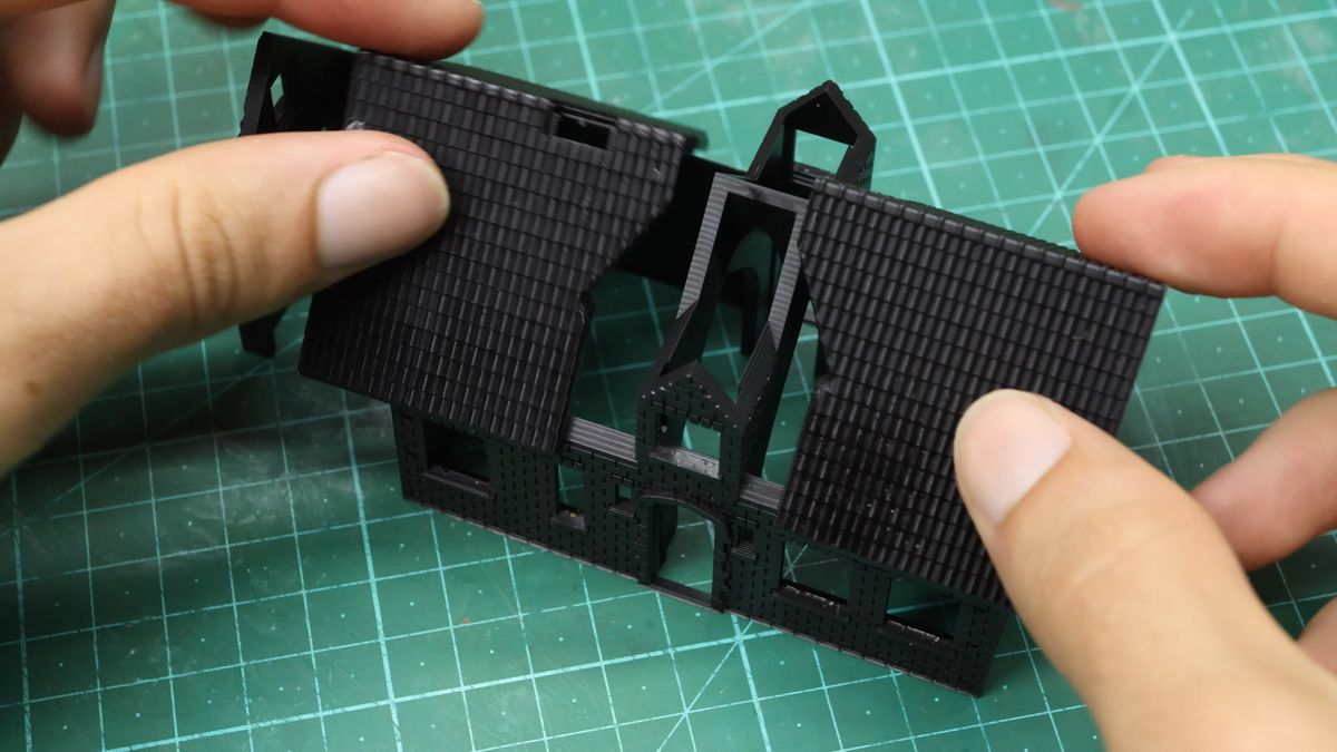 Wijnberg House_001 - 3D Printable HO Scale House