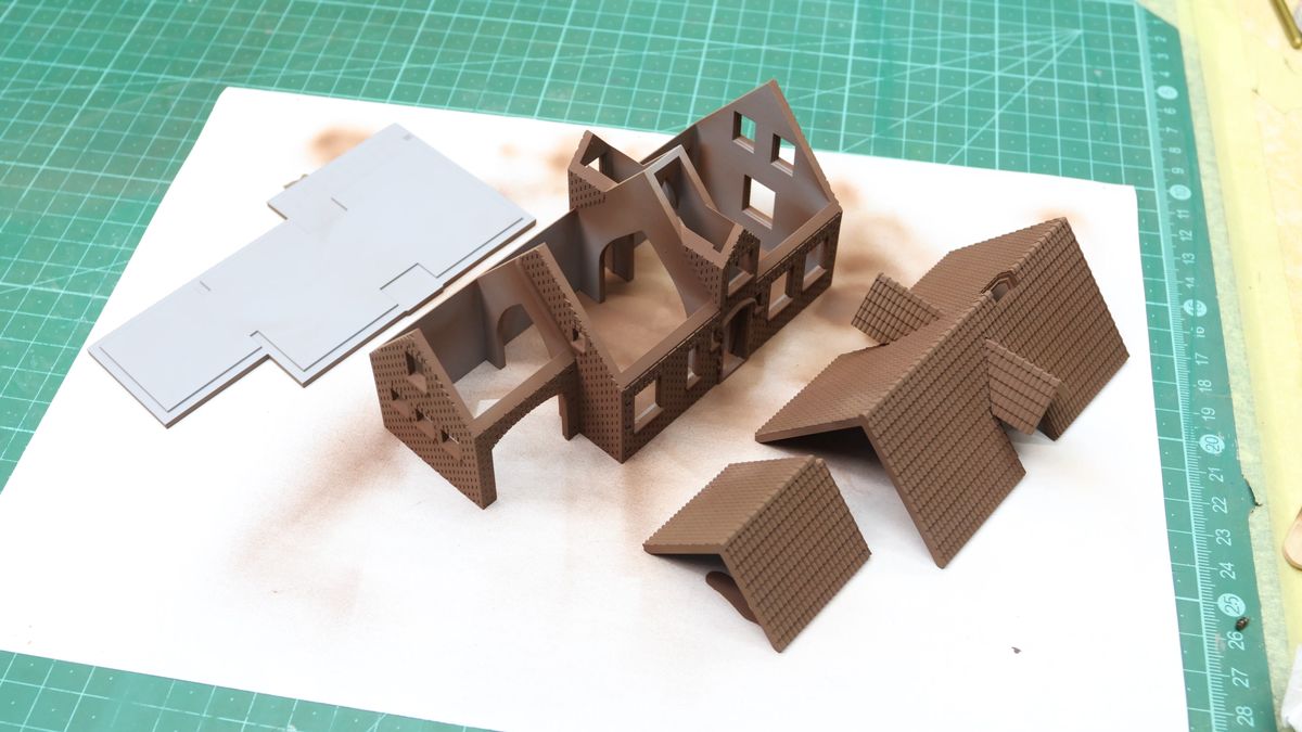 Wijnberg House_001 - 3D Printable HO Scale House