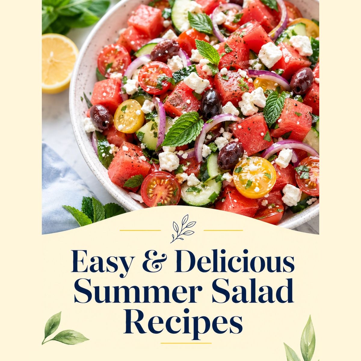 Easy & Delicious Summer Salad Recipes: Volume 01