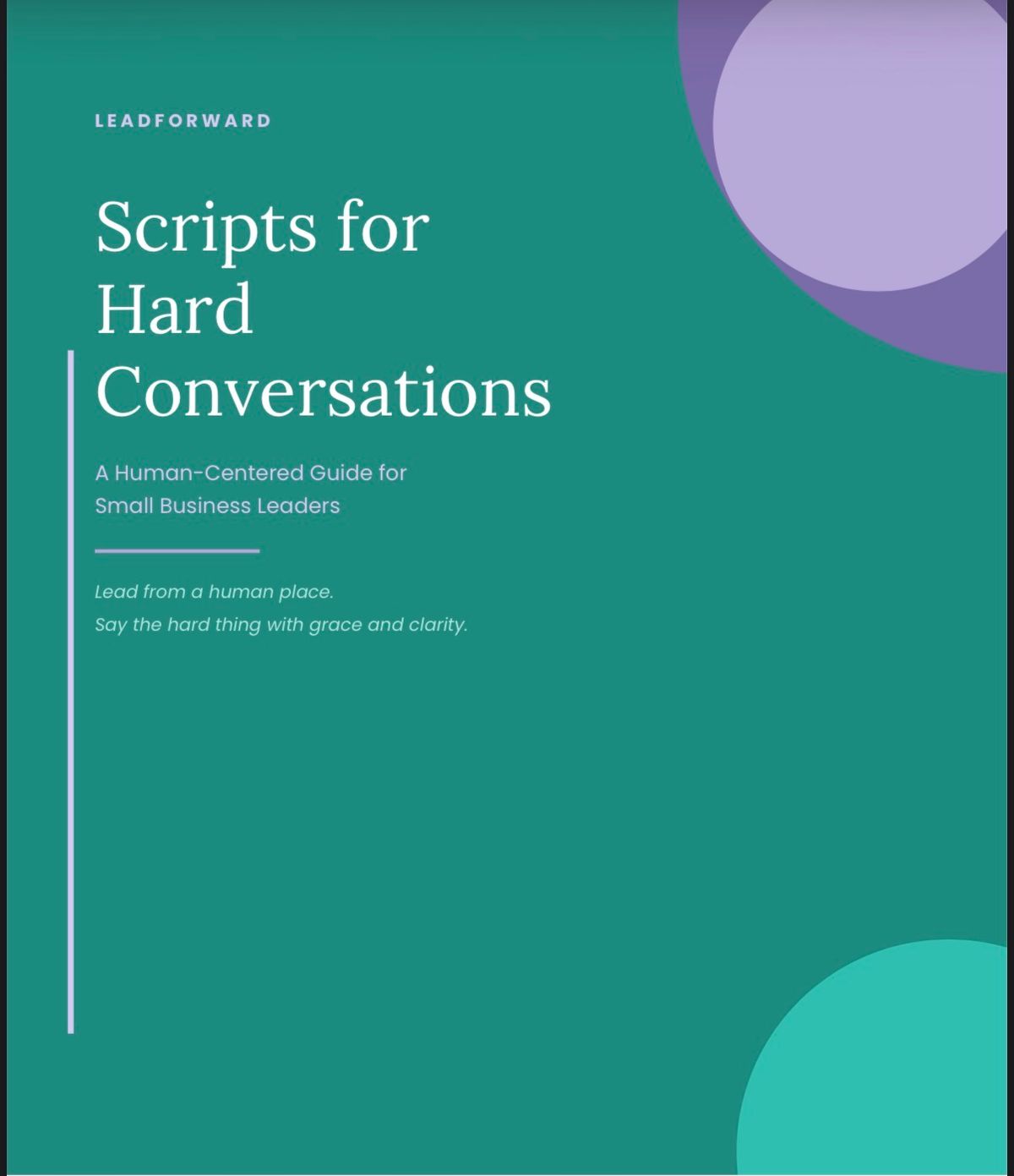 WORKBOOK: Scripts for Hard Conversations - Buymeacoffee