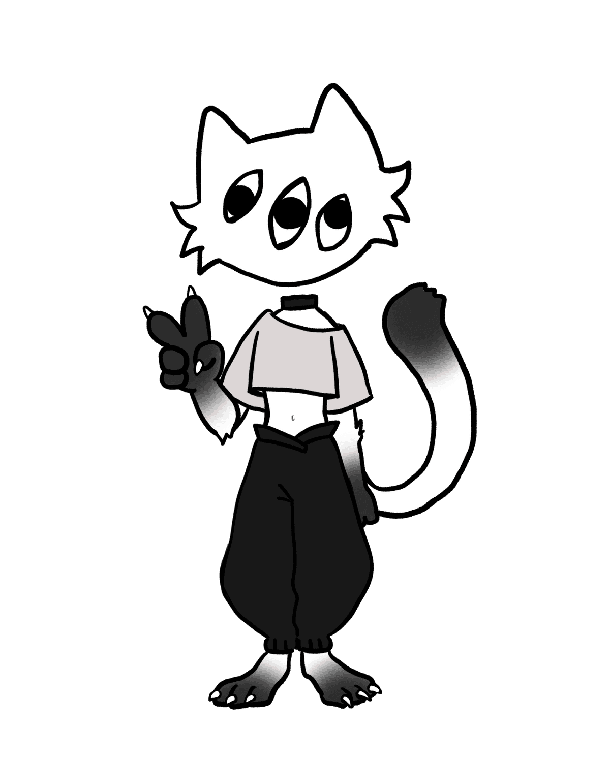 Three Eyes Cat