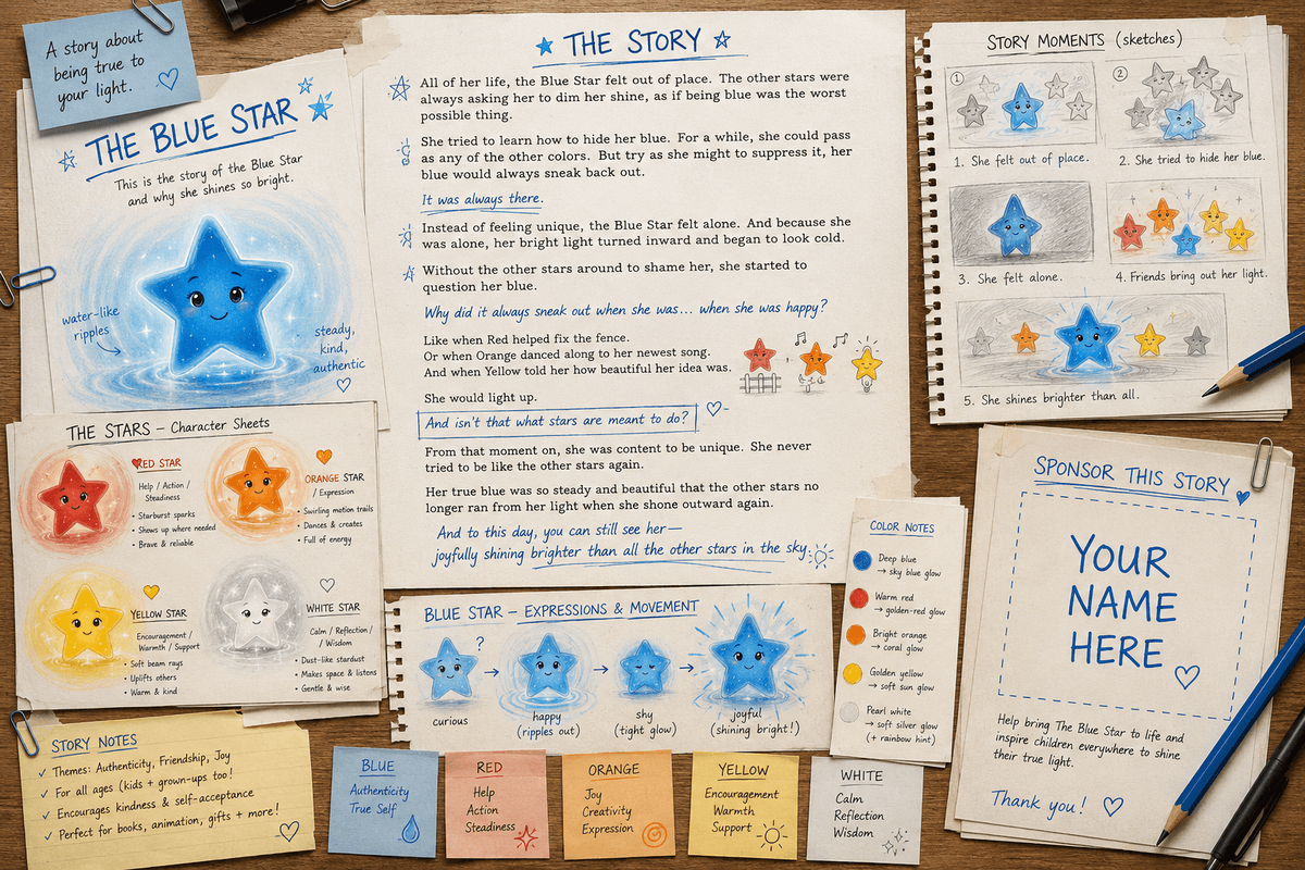 Support a Star — The Blue Star Project - Buymeacoffee