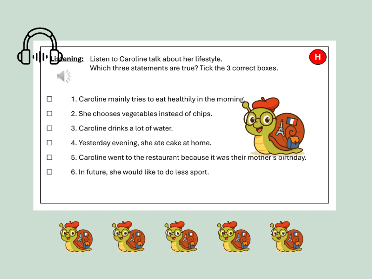 GCSE French Edexcel 2024 Revision Lesson – Lifestyle and Wellbeing | Listening Reading Writing | Foundation Higher