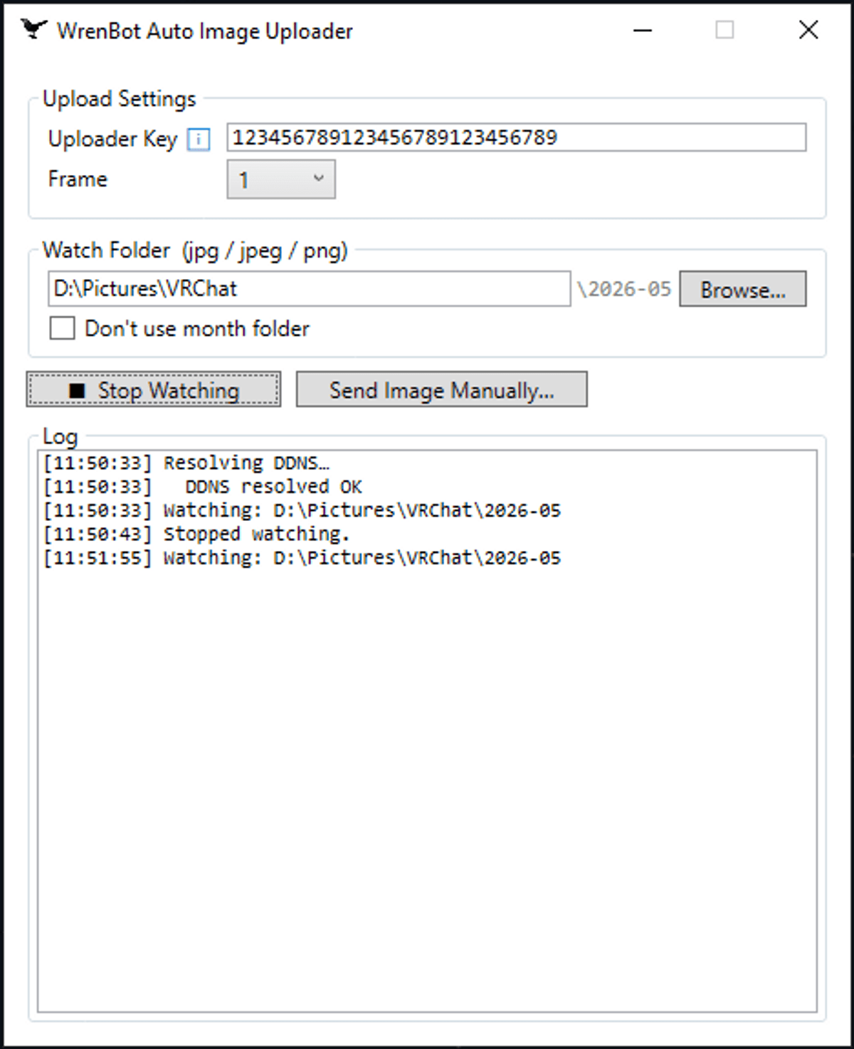 WrenBot Image Auto-Uploader