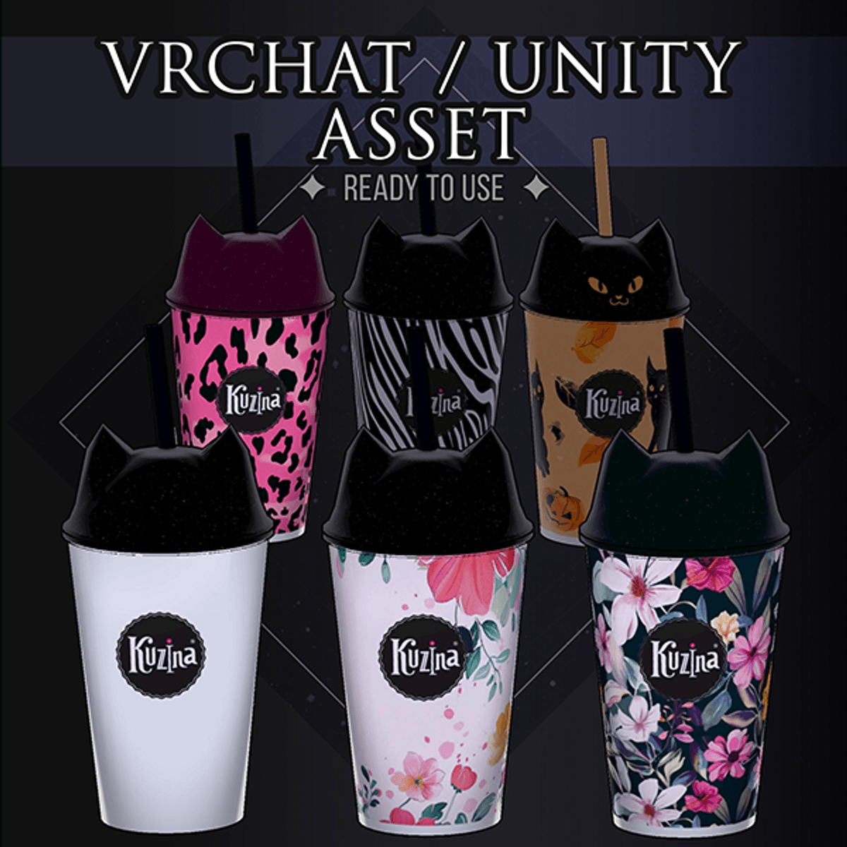 3D coffee cups | VRchat, Unity