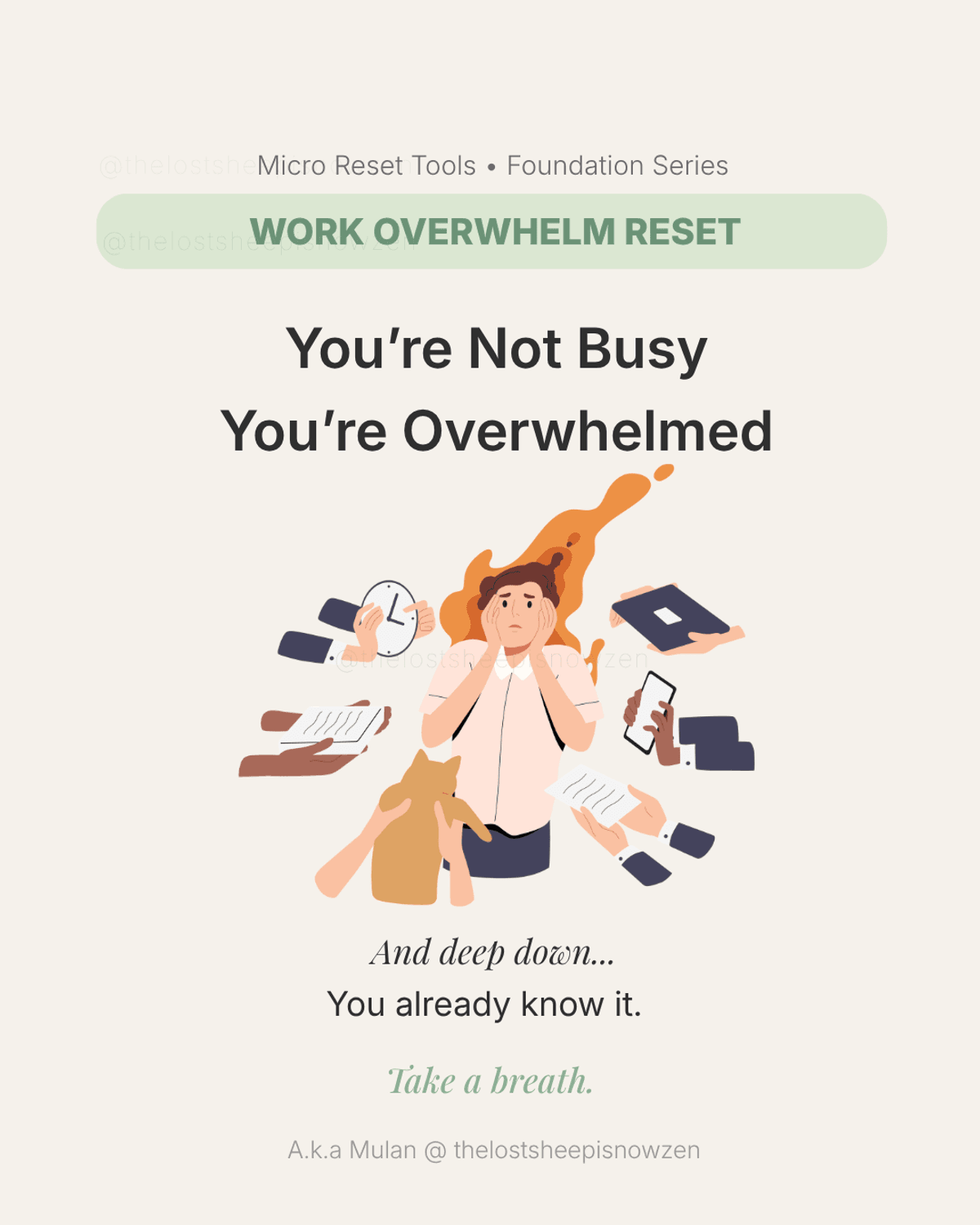 Micro Reset Tools for Work Overwhelm: The Helpful Trap