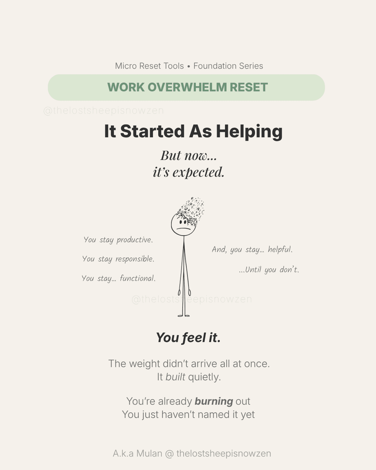 Micro Reset Tools for Work Overwhelm: The Helpful Trap