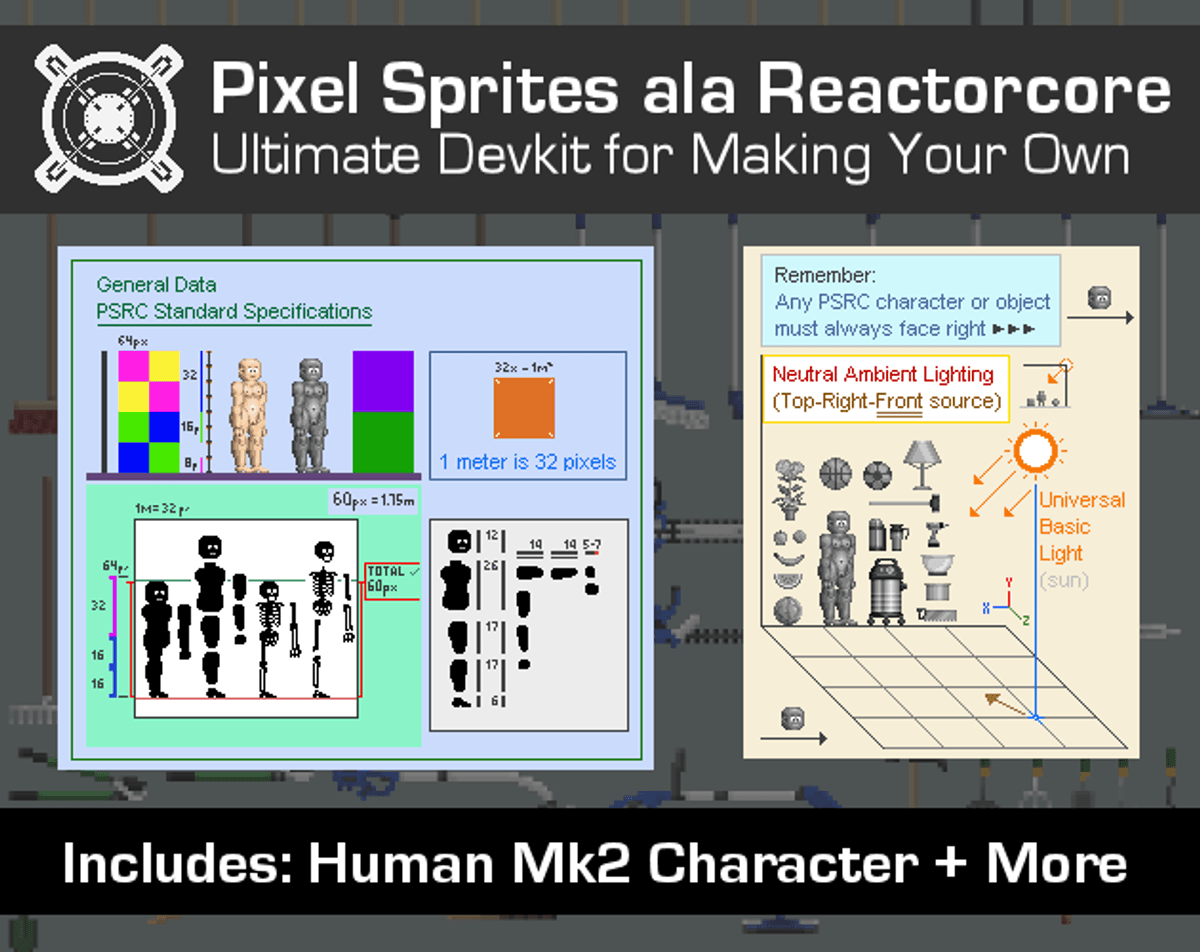 PSRC Ultimate Devkit + Human & Skeleton Mk2 Character