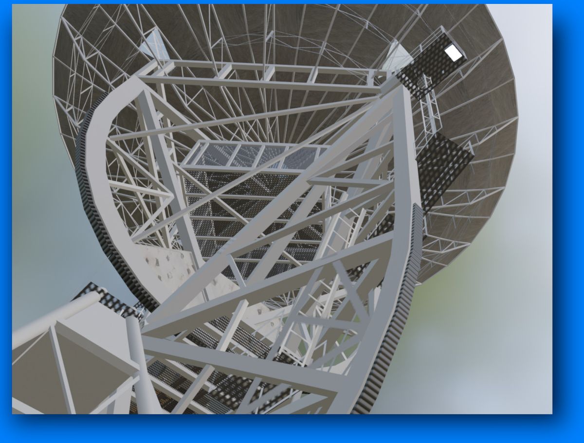 Tasmanian Mount Pleasant Radio Telescope Cambridge