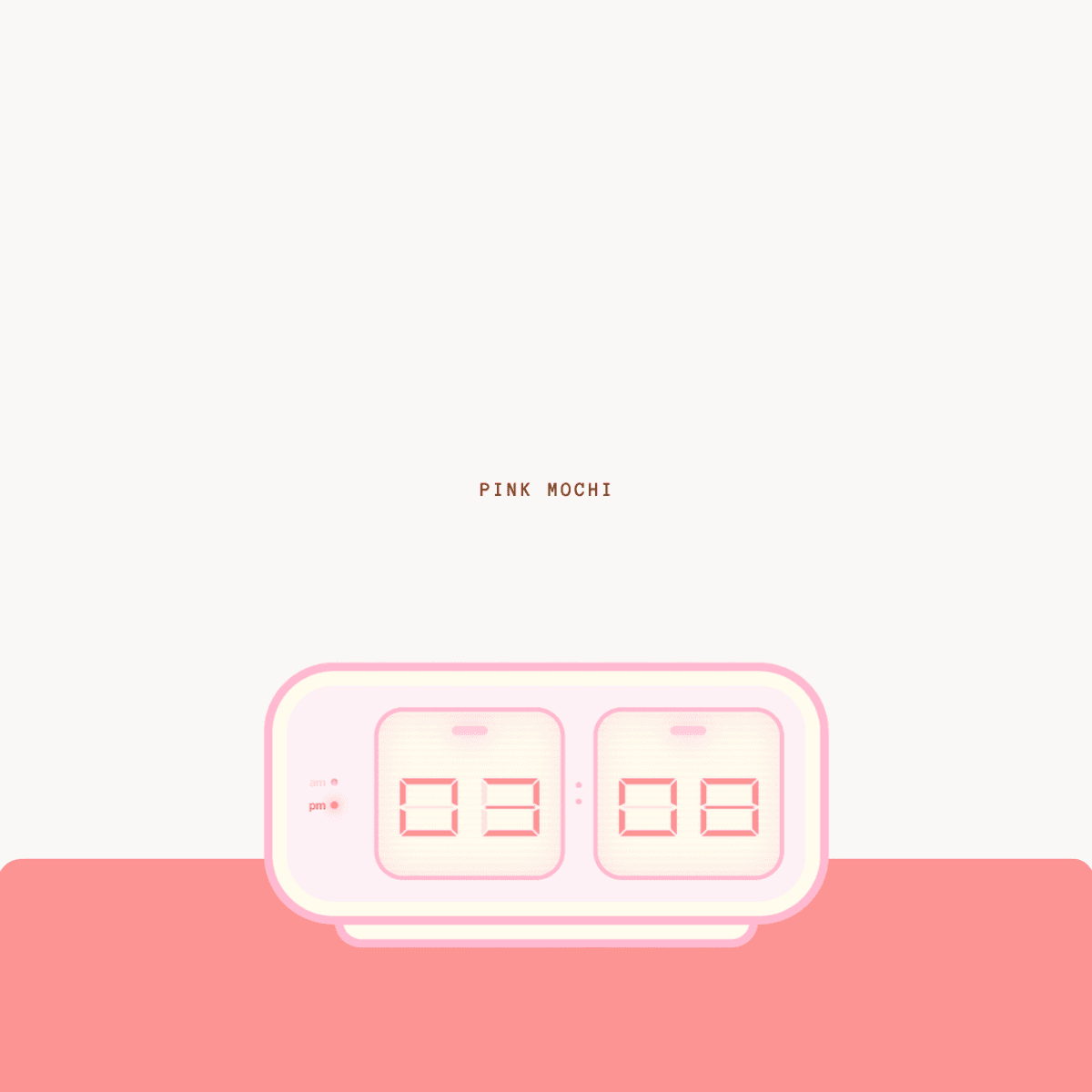 [12h Format] Pink Mix Widget Clock Pack for Notion & Dashboards