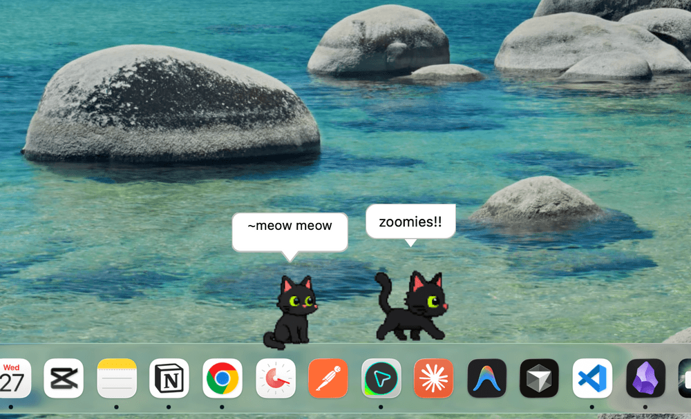 Desktop Pet - Pixel Cat Prompt (ฟรี)