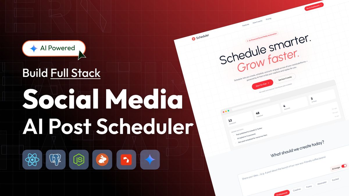 Full Stack AI Social Media Automation App Source Code - Buymeacoffee