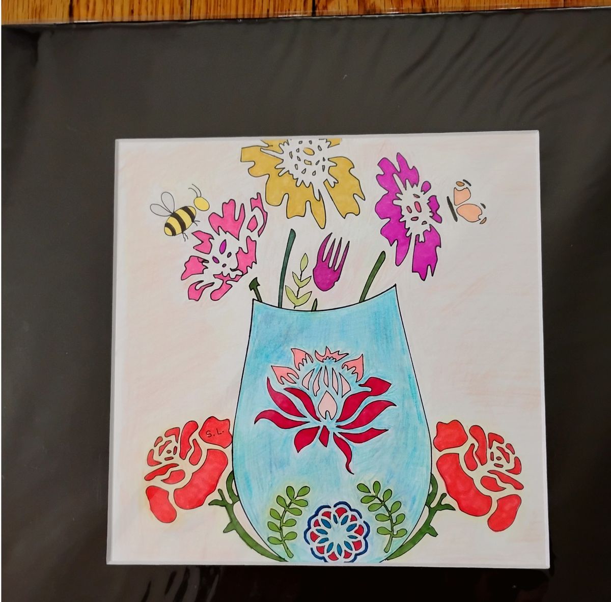 To Bee or To Butterfly Original Art